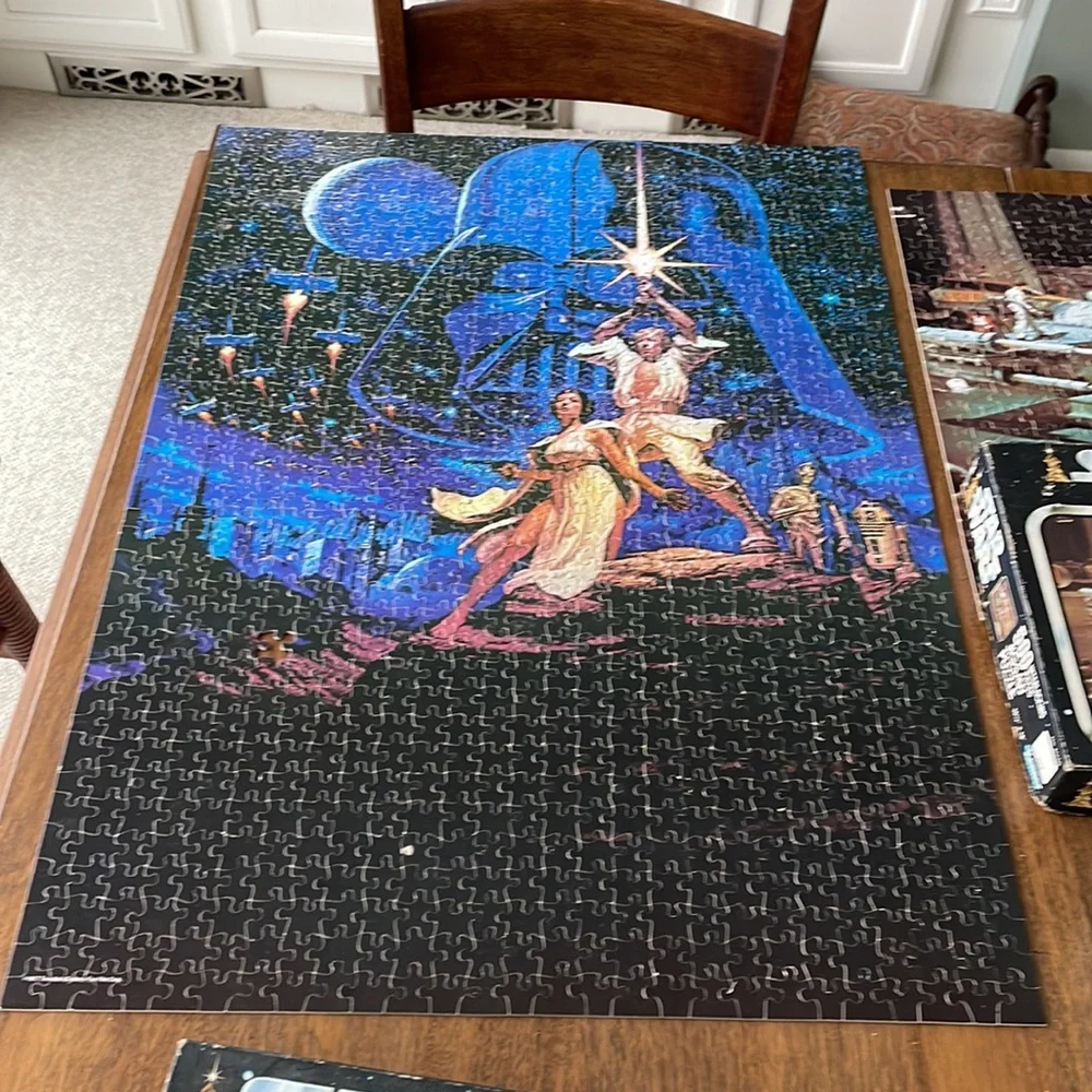 Vintage Star Wars Puzzles Set of 3